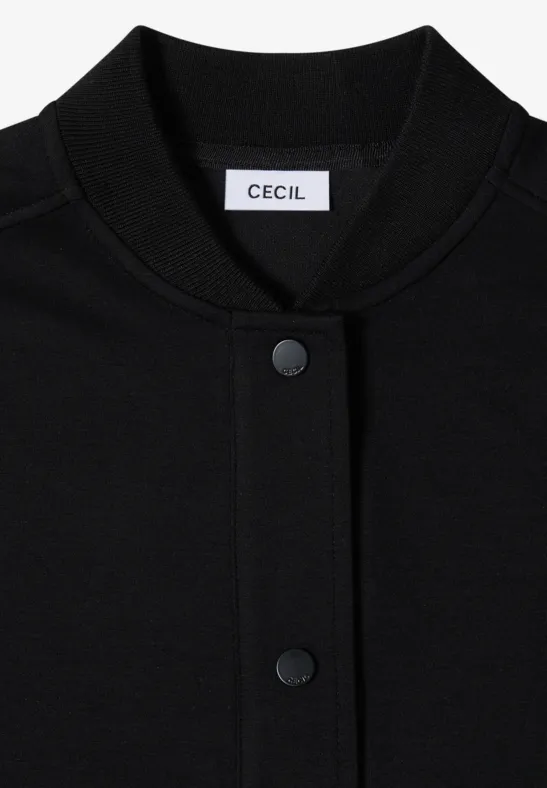 Sportlicher College-Blouson mit Knopfleiste