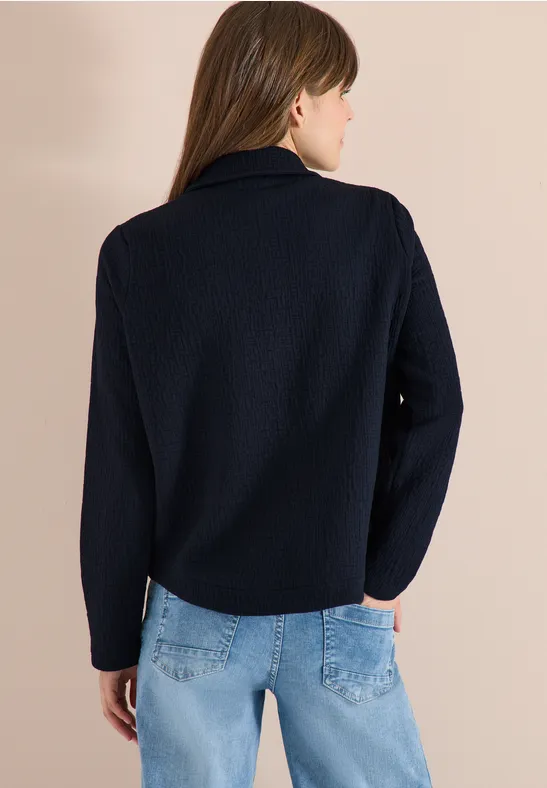 Strukturierte Utility-Hemdjacke mit Taschen