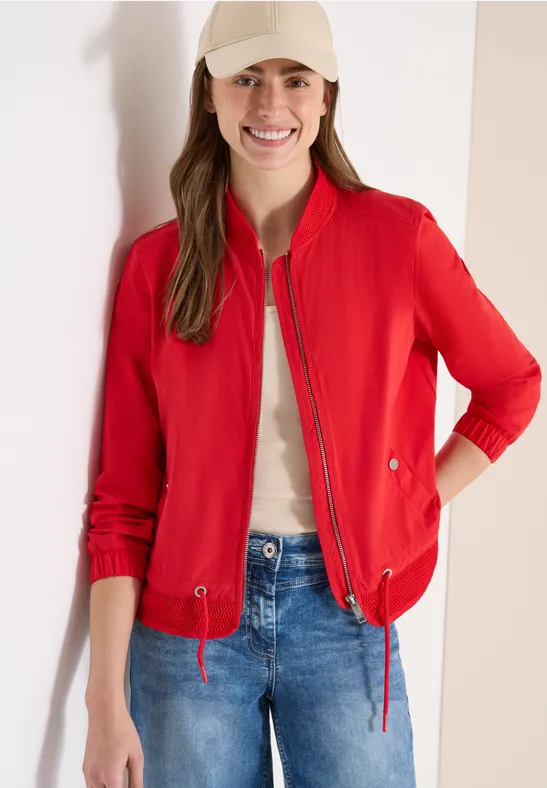 Sportlicher Blouson mit Mesh-Details