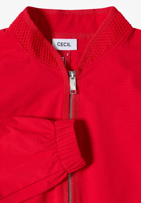 Sportlicher Blouson mit Mesh-Details