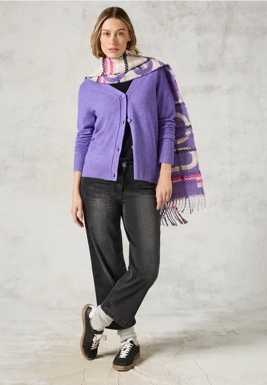 Weicher Cardigan mit V-Ausschnitt