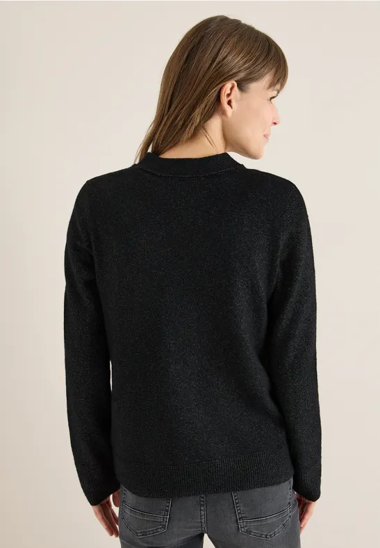 Klassischer Cardigan mit V-Ausschnitt