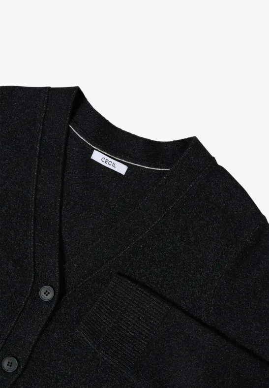 Klassischer Cardigan mit V-Ausschnitt