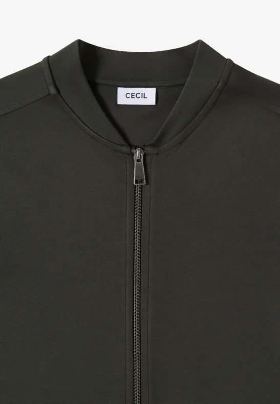 Sportiver Sweatblouson mit Reißverschluss