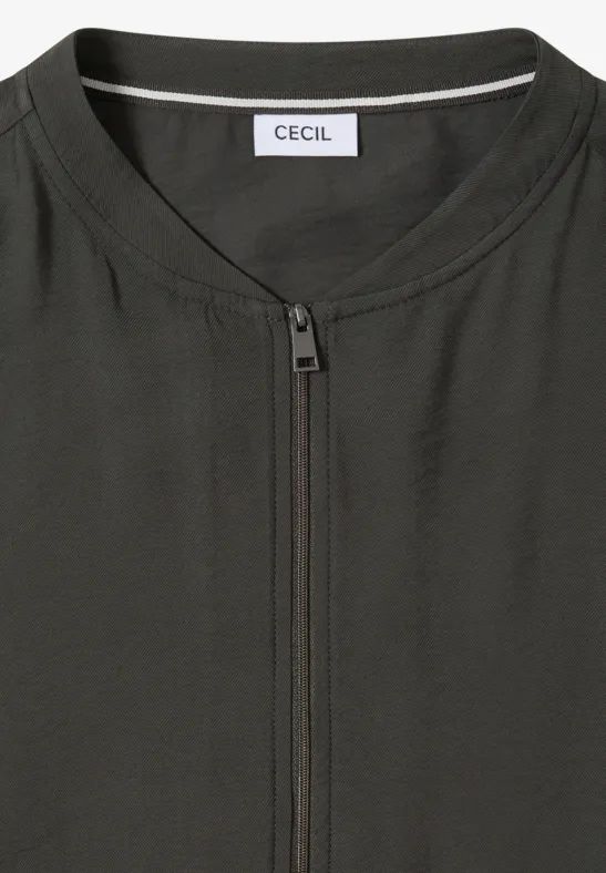 Sportiver Sweatblouson mit Reißverschluss