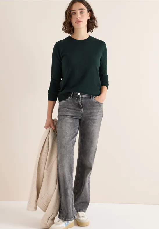 Kuscheliger Pullover mit V-Ausschnitt
