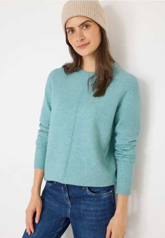 Kuscheliger Pullover mit Strukturdetails