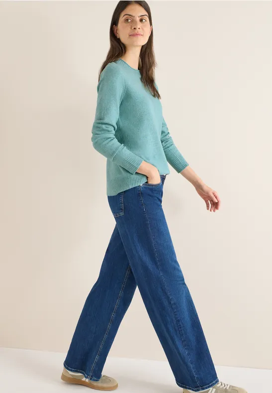 Kuscheliger Pullover mit Strukturdetails