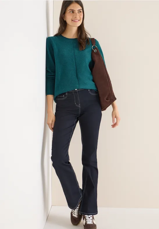 Kuscheliger Pullover mit Strukturdetails