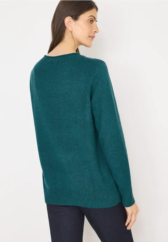 Kuscheliger Pullover mit Strukturdetails