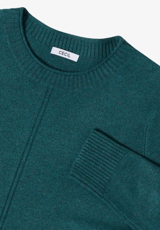 Kuscheliger Pullover mit Strukturdetails