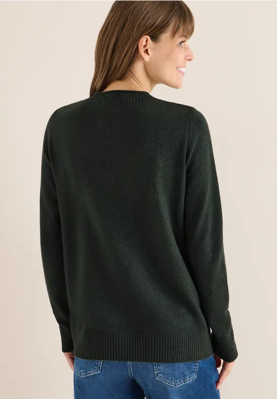 Kuscheliger Pullover mit Strukturdetails