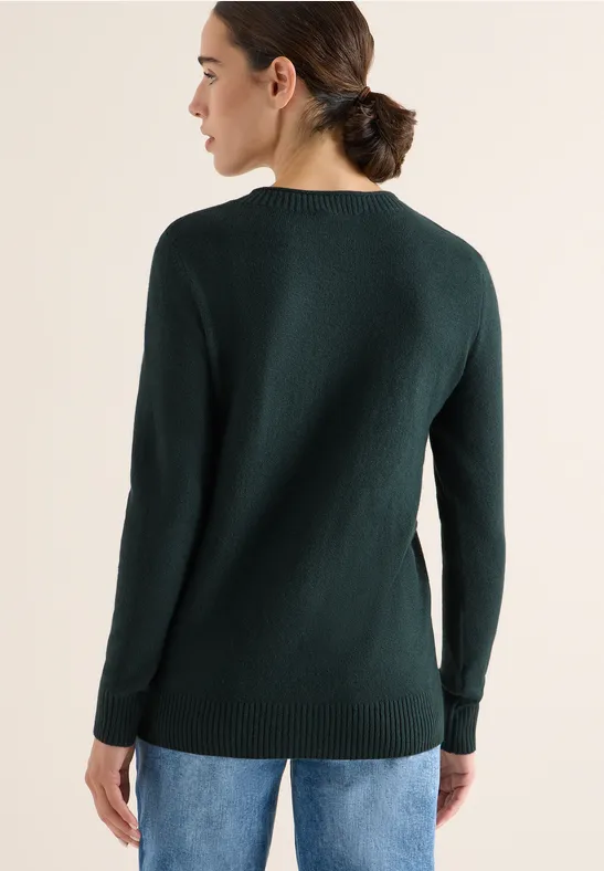 Kuscheliger Pullover mit Strukturdetails