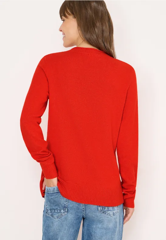 Kuscheliger Strickpullover mit Rundhalsausschnitt