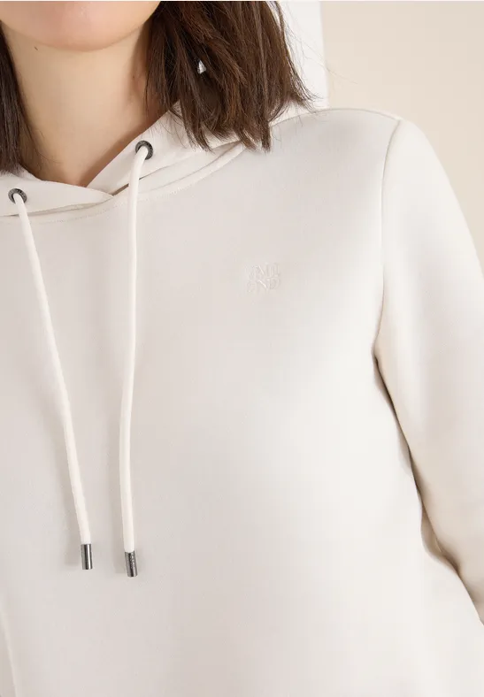 Lässiges Sweatshirt mit Tunnelzug-Kapuze