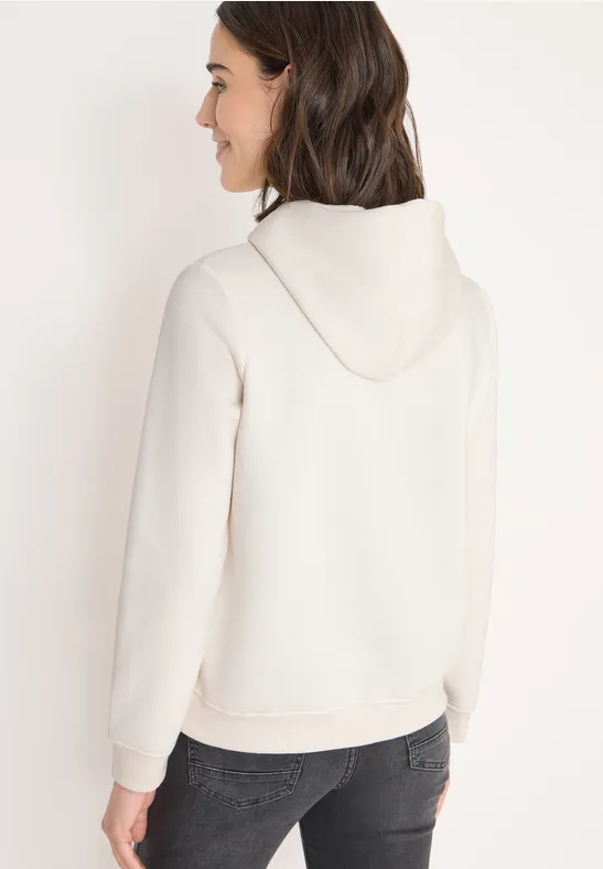 Lässiges Sweatshirt mit Tunnelzug-Kapuze