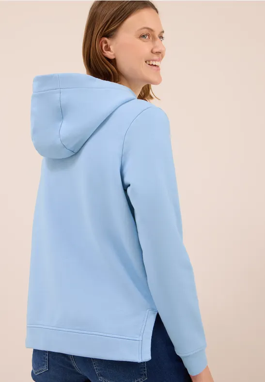 Lässiger Kapuzenpullover aus Baumwolle
