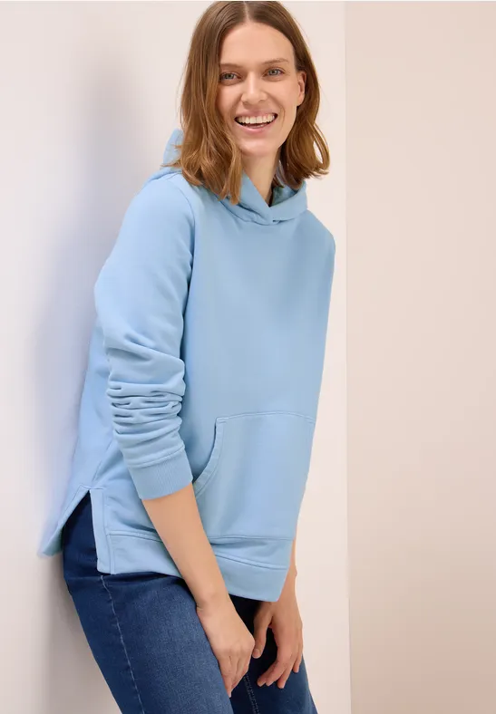 Lässiger Kapuzenpullover aus Baumwolle