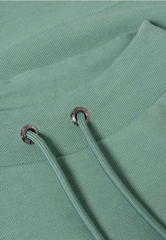 Strukturiertes Shirt mit Tunnelzug-Kragen