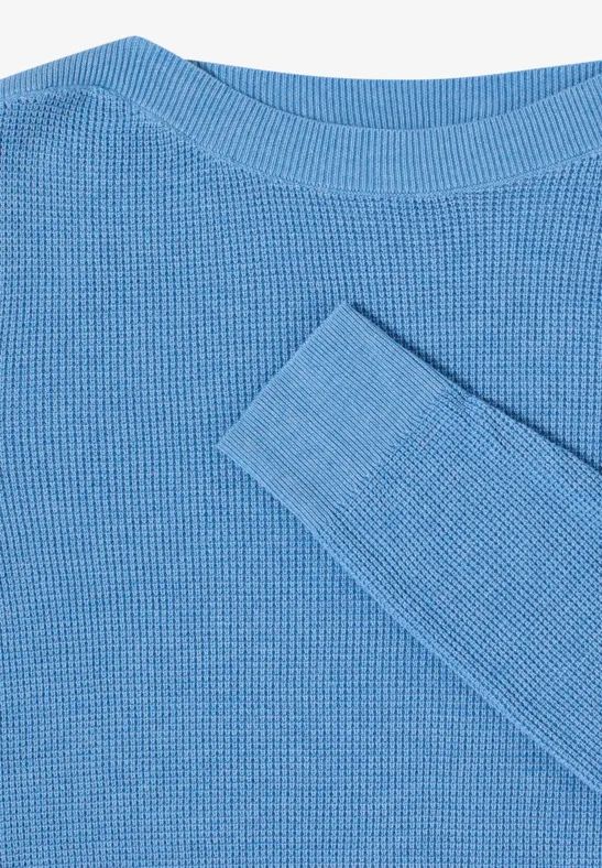Feinstrickpullover mit U-Boot-Ausschnitt