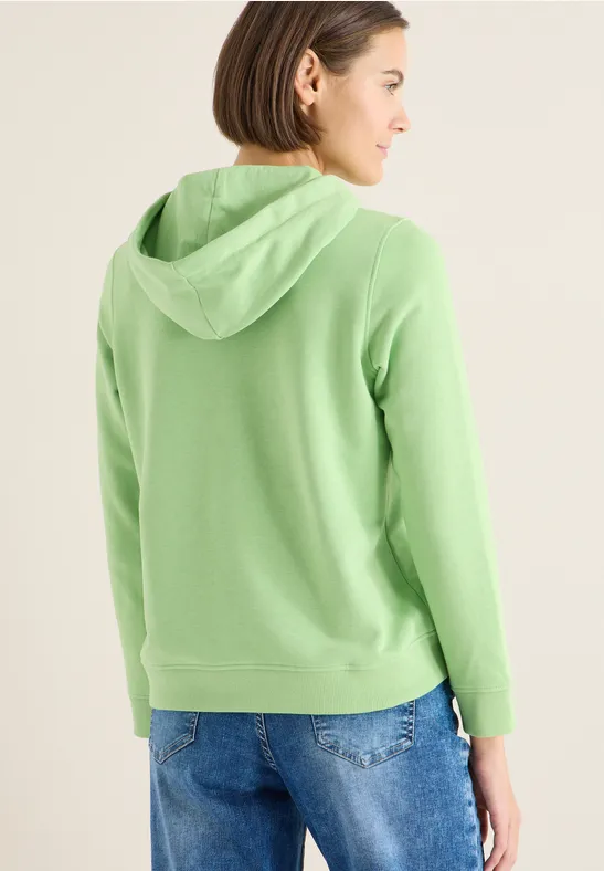 Komfortabler Hoodie mit Logo-Stickerei