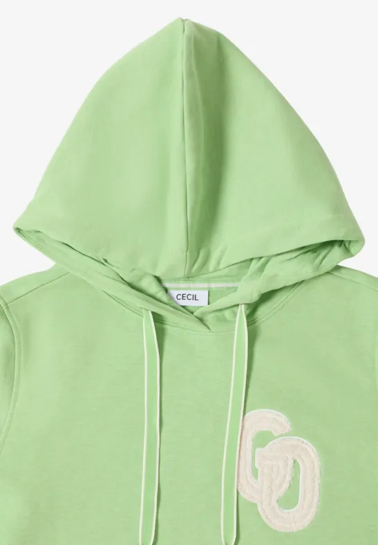 Komfortabler Hoodie mit Logo-Stickerei