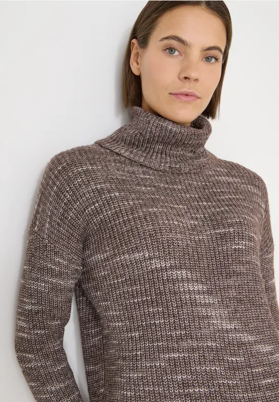 Strickpullover mit Space-Dye-Muster