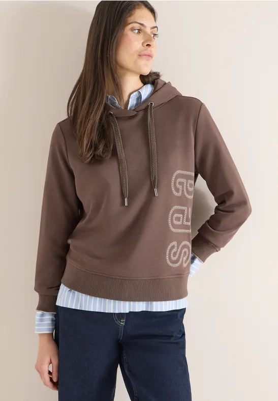Kapuzenpullover mit Grafik-Print