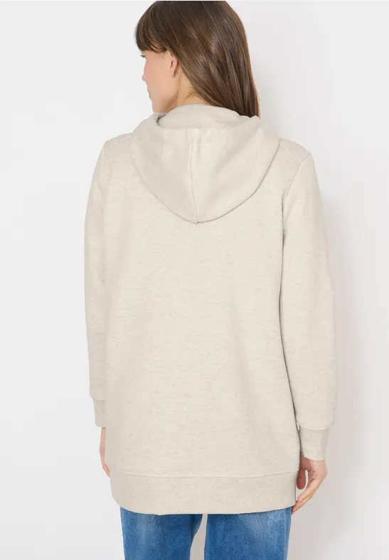 Weicher Long-Hoodie mit Tunnelzug