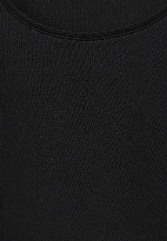 Essentielles Rundhalsshirt aus reiner Baumwolle