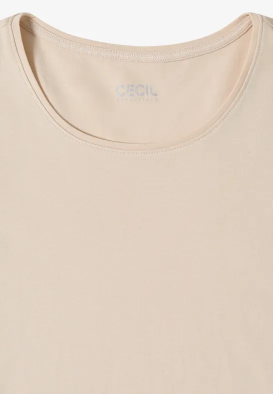 Klassisches Basic-T-Shirt aus Baumwolle