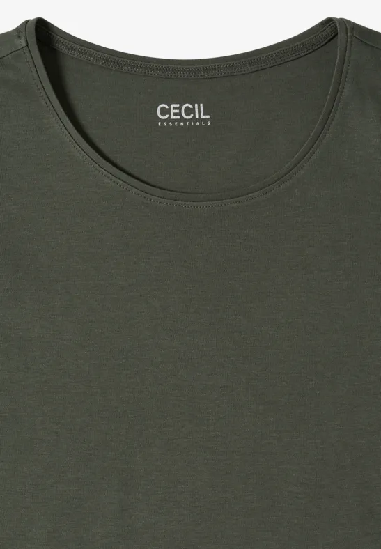 Klassisches Basic T-Shirt mit Rundhals