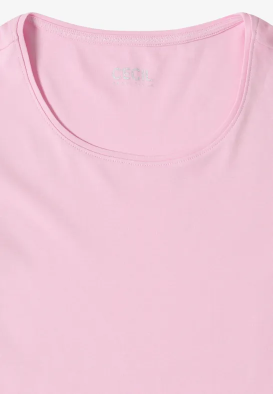Klassisches Kurzarm-T-Shirt mit Rundhalsausschnitt