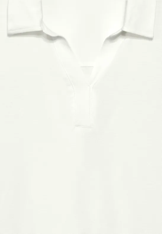 Weiches Poloshirt aus Viskose-Jersey