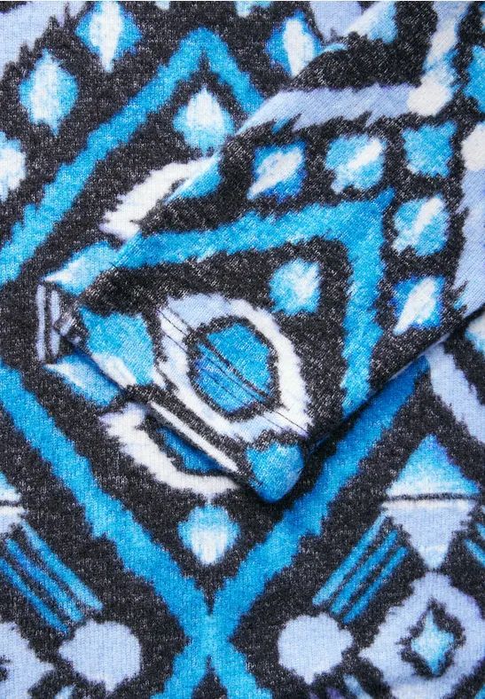 Langarmshirt mit geometrischem Print