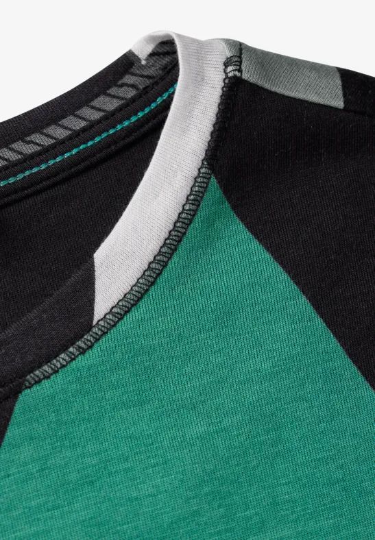 Lässiges Jersey-Top mit Grafikprint