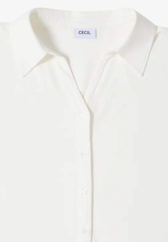 Langarmshirt mit Polokragen