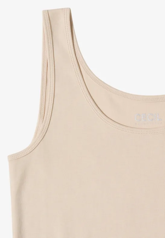 Essentielles Trägertop aus reiner Baumwolle