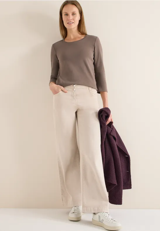 Essentielles Shirt mit 3/4-Arm
