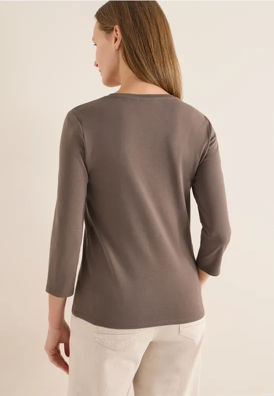 Essentielles Shirt mit 3/4-Arm
