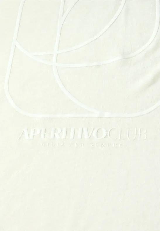 Jersey-Shirt mit dezentem Silikonprint