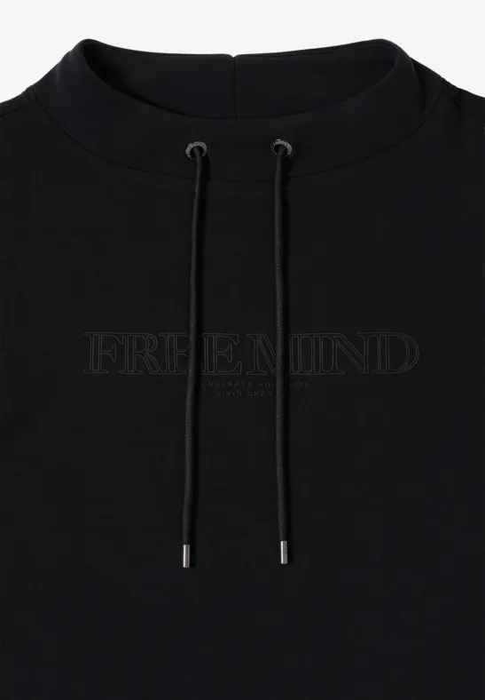 Langarmshirt mit Funnelneck