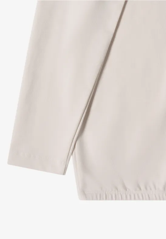 Shirt mit weichem Wasserfallkragen