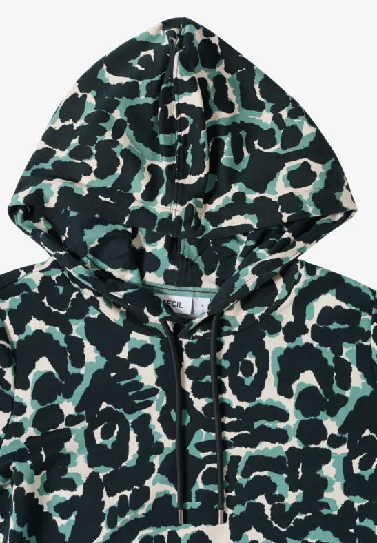 Hoodie-Shirt mit abstraktem Grafikmuster