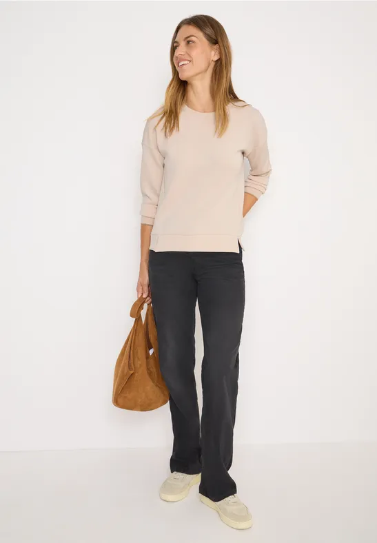 Locker geschnittenes Langarmshirt aus Modal