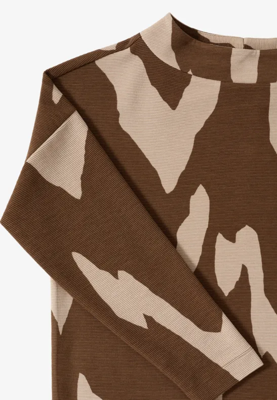 Grafikshirt mit Ottoman-Struktur