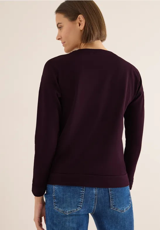 Langarmshirt mit grafischem Print