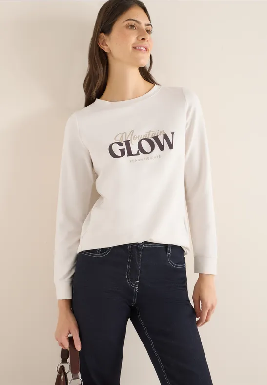 Langarmshirt mit Grafik-Print