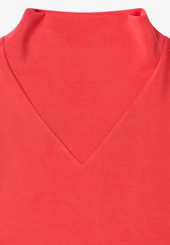 Gemütliches Langarmshirt mit Kuschelkragen