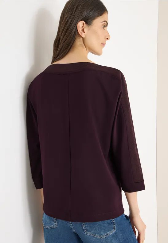 Fledermaus-Shirt mit Glitzer-Tape